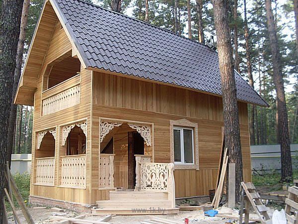 Отделка деревянного дома вагонкой