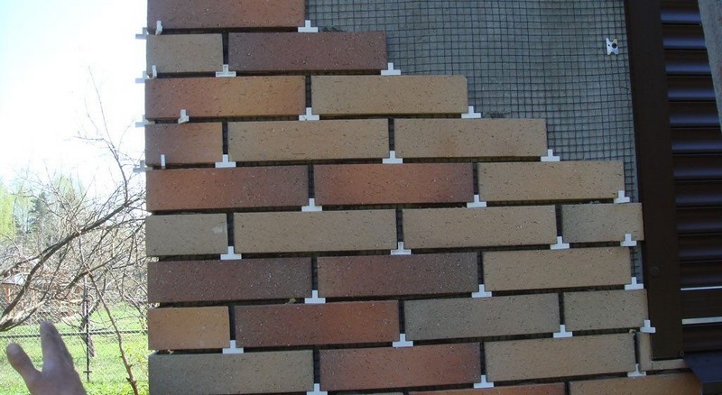 Размер клинкерной фасадной плитки под кирпич